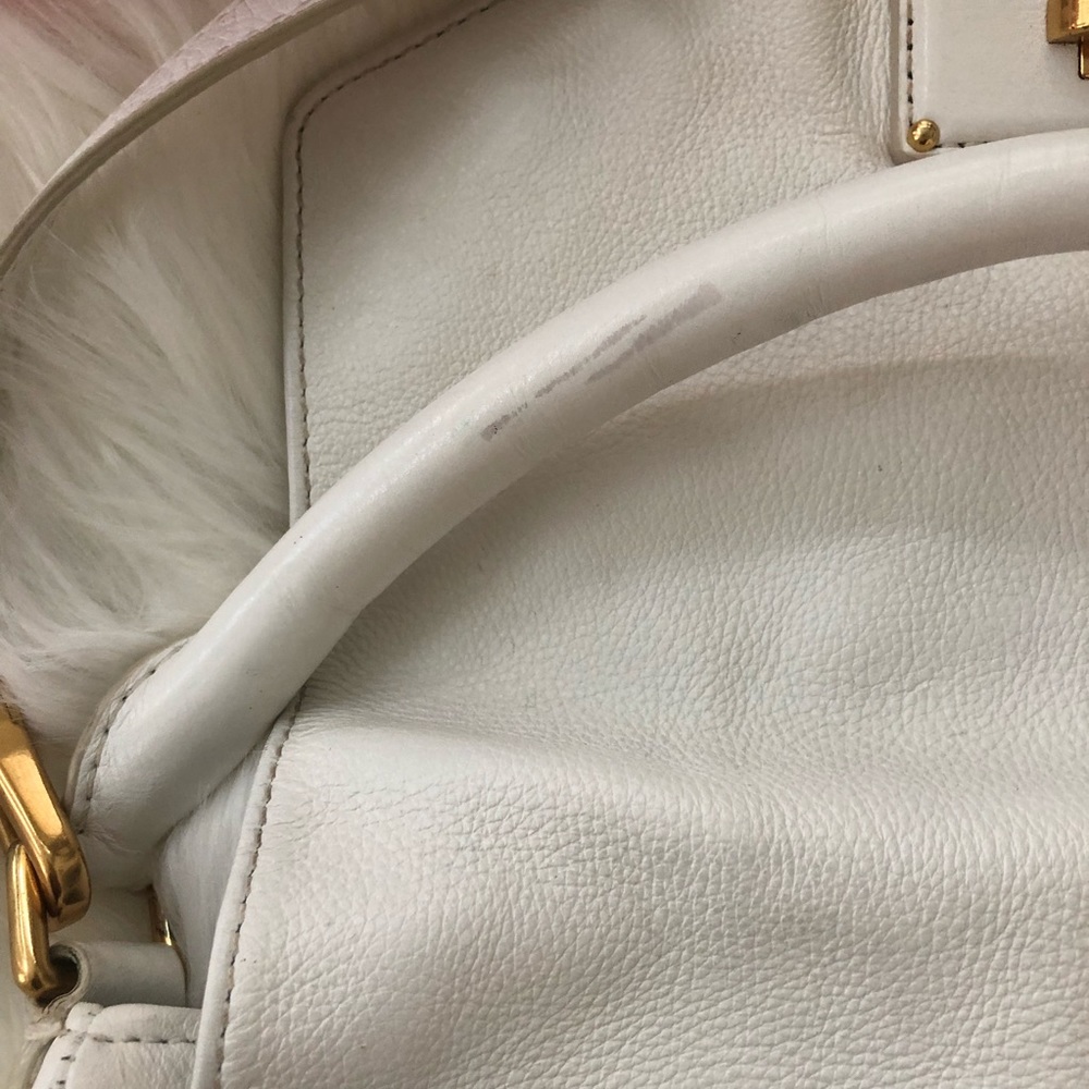 MARC JACOBS WHITE HOBO / Leather crossbody bag - Picture 6 of 8